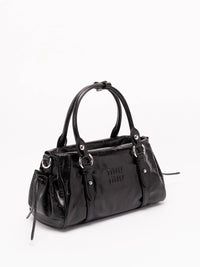 Miu Miu Women Shiny Leather Handbag
