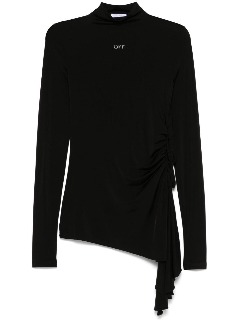 Off-White Women Long Sleeve Draped Top