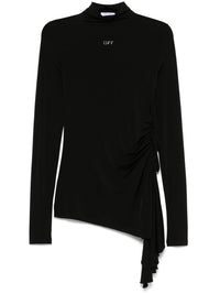 Off-White Women Long Sleeve Draped Top