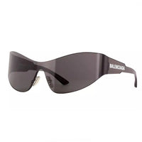 Balenciaga Sunglasses Shield Full Rim, Grey Frame and Grey Lens BB0257S001