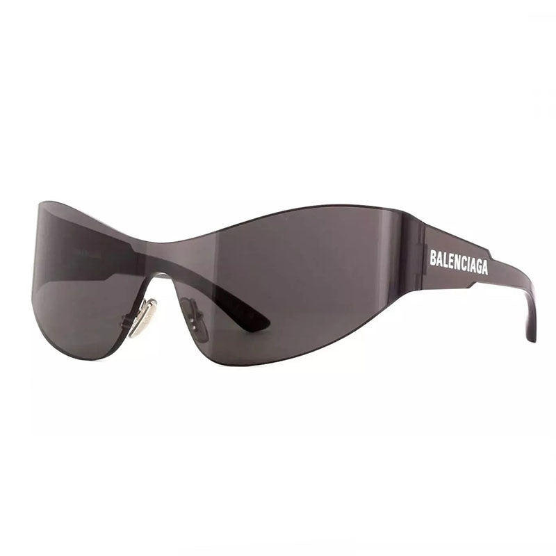 Balenciaga Sunglasses Shield Full Rim, Grey Frame and Grey Lens BB0257S001