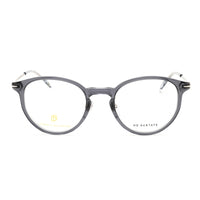 David Beckham Eyeglasses Round Full Rim, Grey Silver Frame and Clear Demo Lenses Lens DB1149/G09RQ00