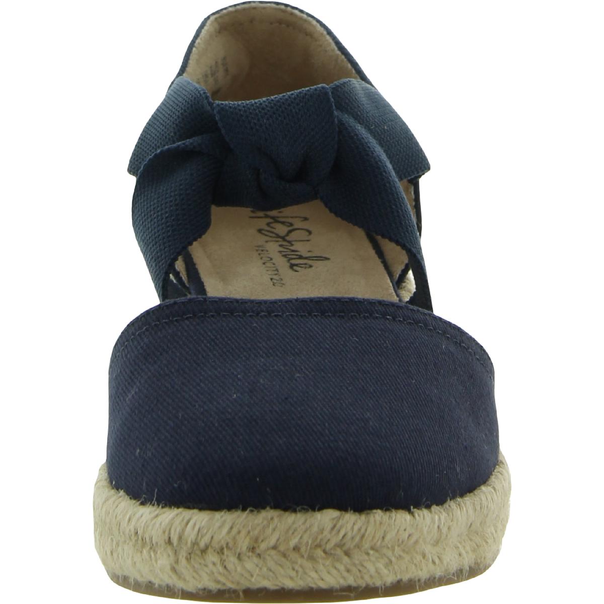 Kascade Womens Canvas Strappy Espadrilles