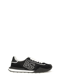DOLCE & GABBANA Dolce & Gabbana Men Dg Logo Leather Sneakers