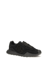 Dolce & Gabbana Men Dg Athletic Sneakers In Suede Leather