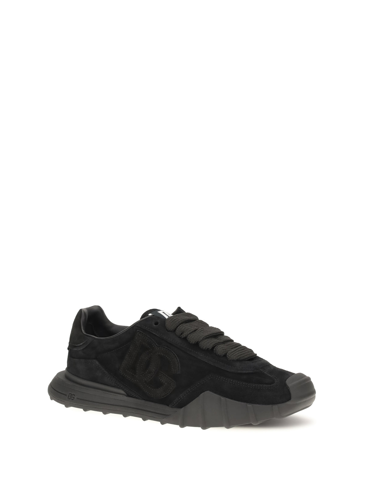 Dolce & Gabbana Men Dg Athletic Sneakers In Suede Leather