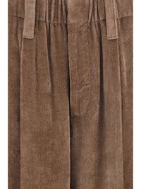 BRUNELLO CUCINELLI Brunello Cucinelli Women Elasticated Viscose And Cashmere Pants