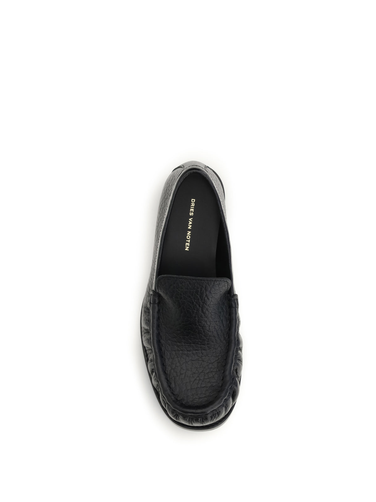 Dries Van Noten Women Grained Leather Loafers