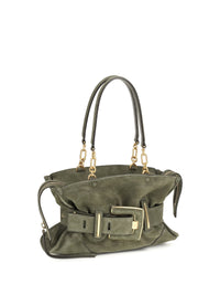 BALMAIN Balmain Women Anthem Bag In Suede Leather