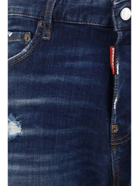 DSQUARED2 Dsquared2 Men Distressed Denim Shorts