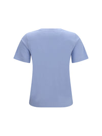Burberry Women Embroidered Logo Cotton T-Shirt