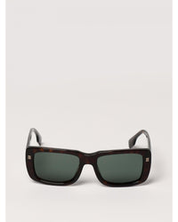 Burberry Rectangular Sunglasses Tortoise Shell Men Brown