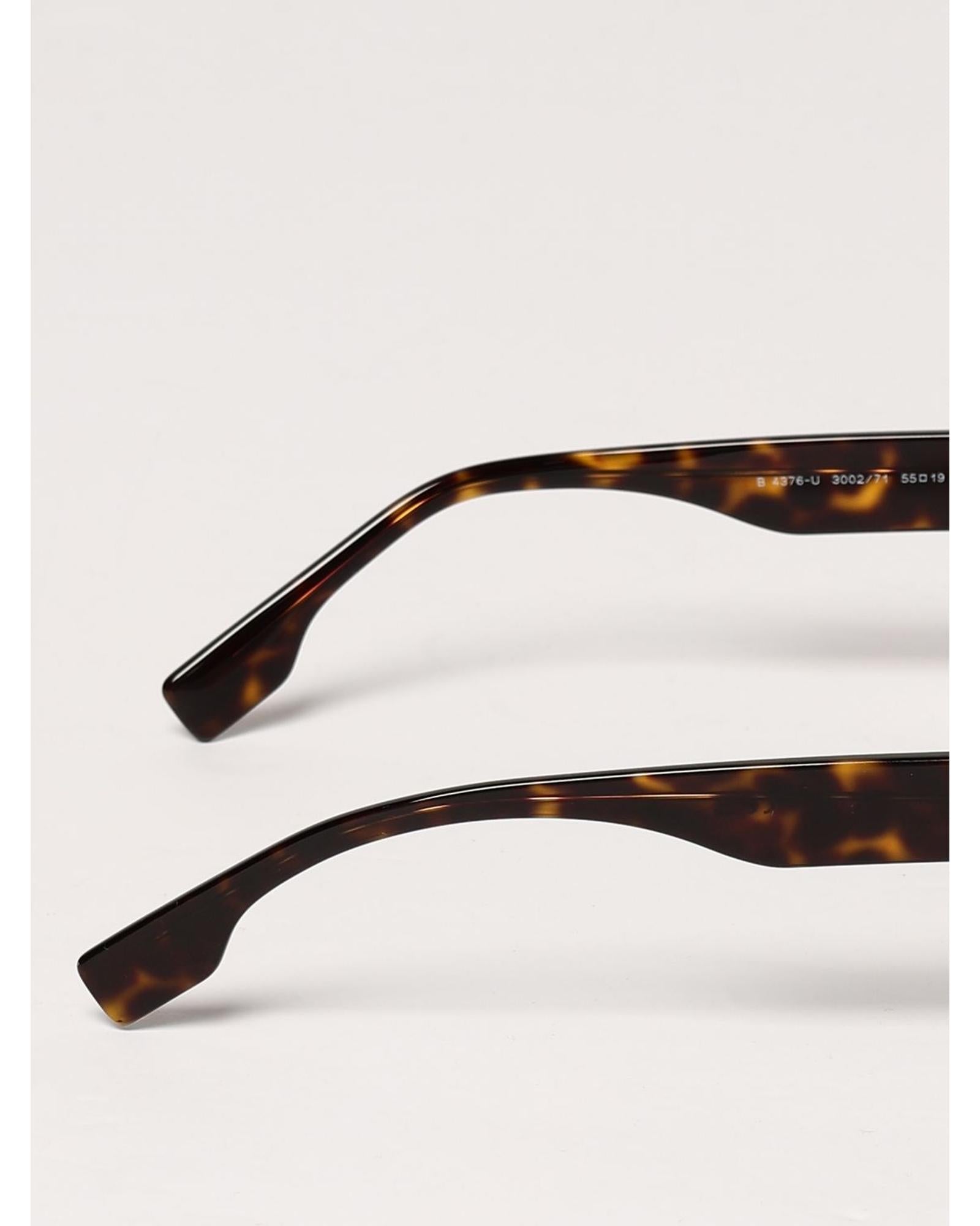 Burberry Rectangular Sunglasses Tortoise Shell Men Brown