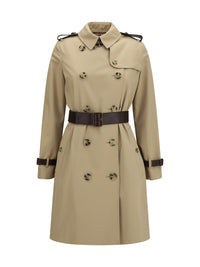 BURBERRY Burberry Women Kensington Midi Leather Trench