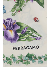 Ferragamo Women Eden Print Silk Scarf
