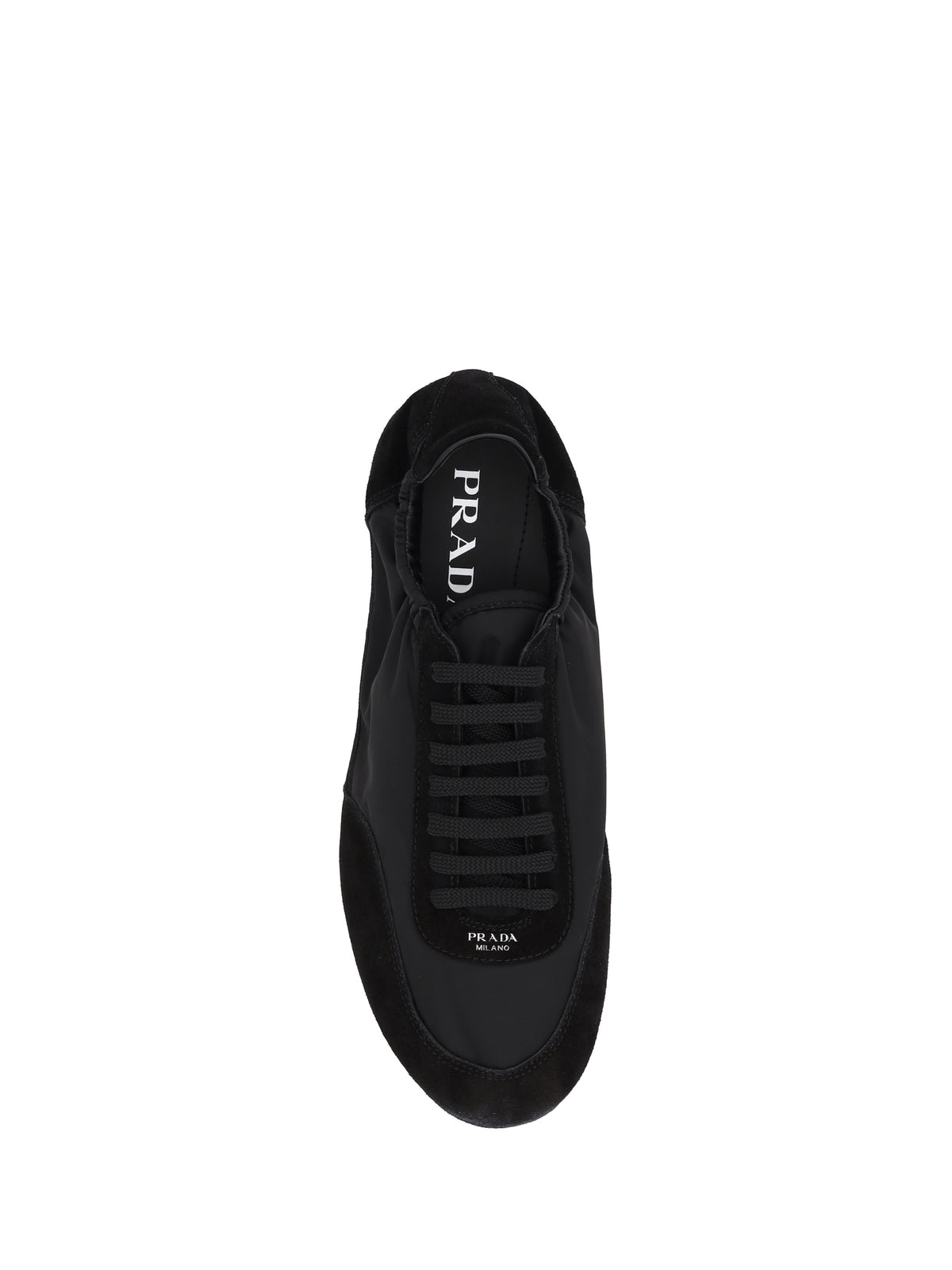 PRADA Prada Men Collapse Sneakers In Re-Nylon And Suede