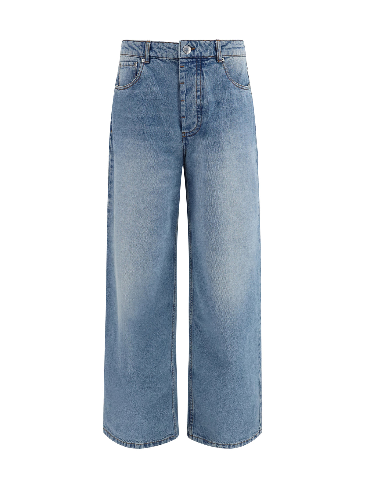 AMI PARIS Ami Paris Men Cotton Wide-Leg Jeans