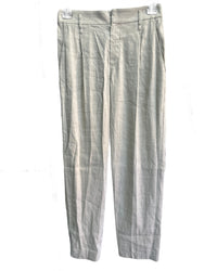 Brunello Cucinelli Linen Blend Pleated Relaxed Fit Trousers