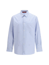 GUCCI Gucci Men Striped Cotton Poplin Shirt