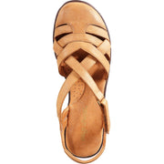 Garrett Womens Faux Leather Strappy Flat Sandals