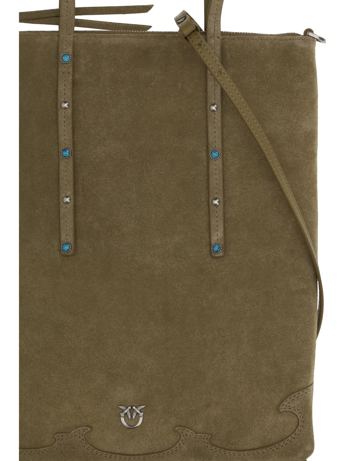 Pinko Women Suede Shoulder Bag