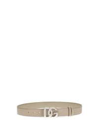 Dolce & Gabbana Men Calfskin Leather Belt