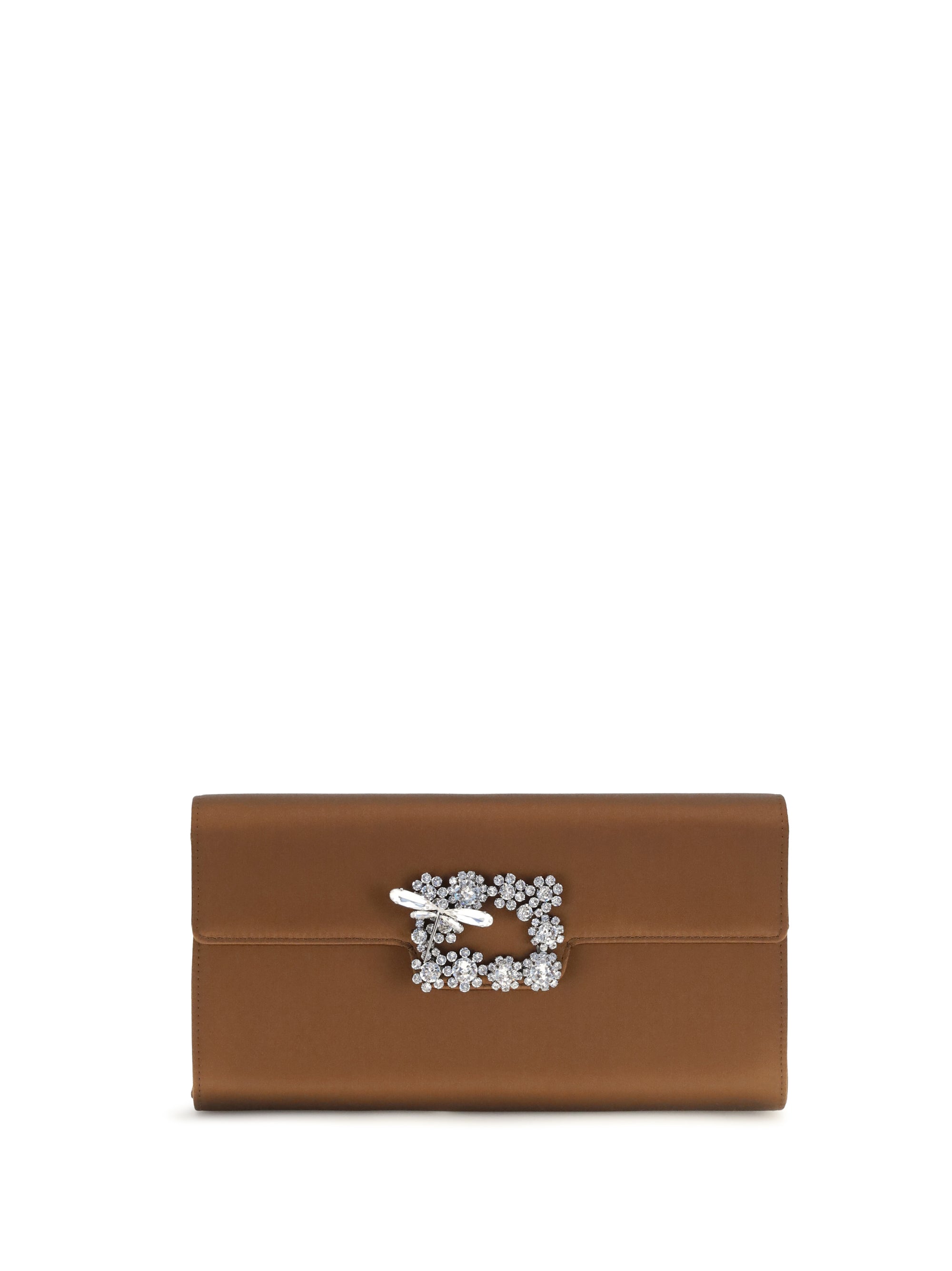 ROGER VIVIER Roger Vivier Women Efflorescence Satin Clutch