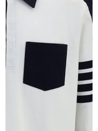 Thom Browne Men Oversized Colorblock Rugby Polo