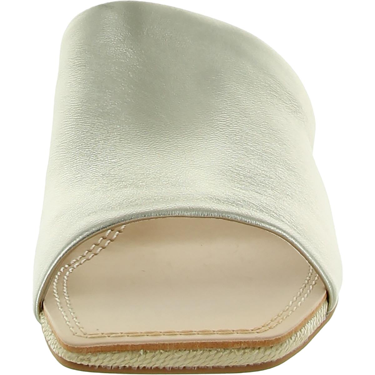 Jolice Womens Leather Slip On Mules