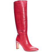 Evanna Womens Patent Tall Knee-High Boots
