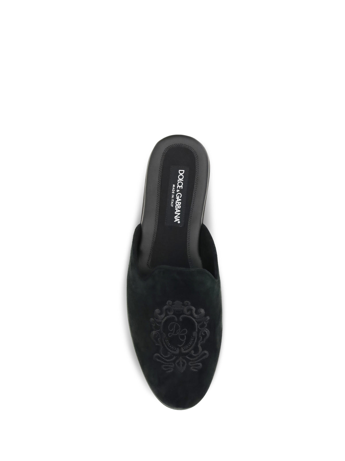 Dolce & Gabbana Men Calfskin Leather Mules