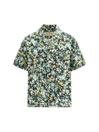Valentino Men Shirt With An All-Over Papier Floral