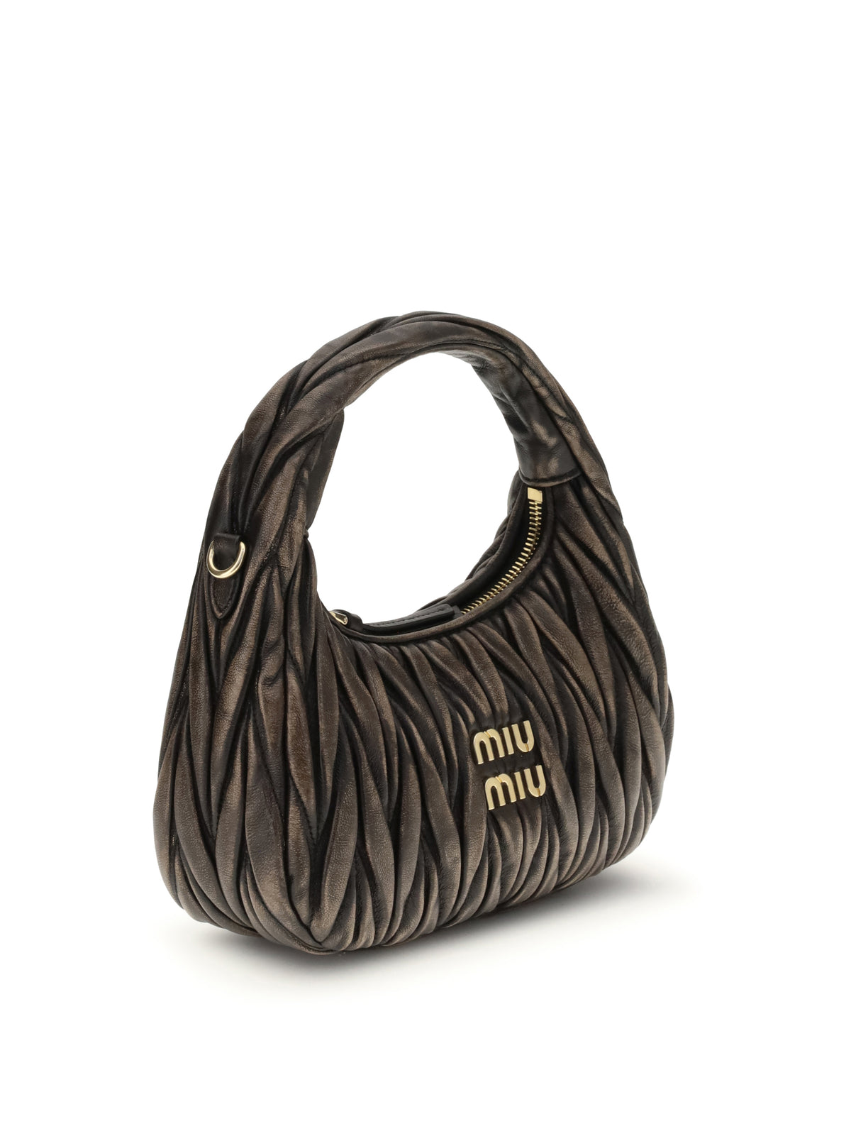 Miu Miu Women Wander Handbag In Quilted Leather