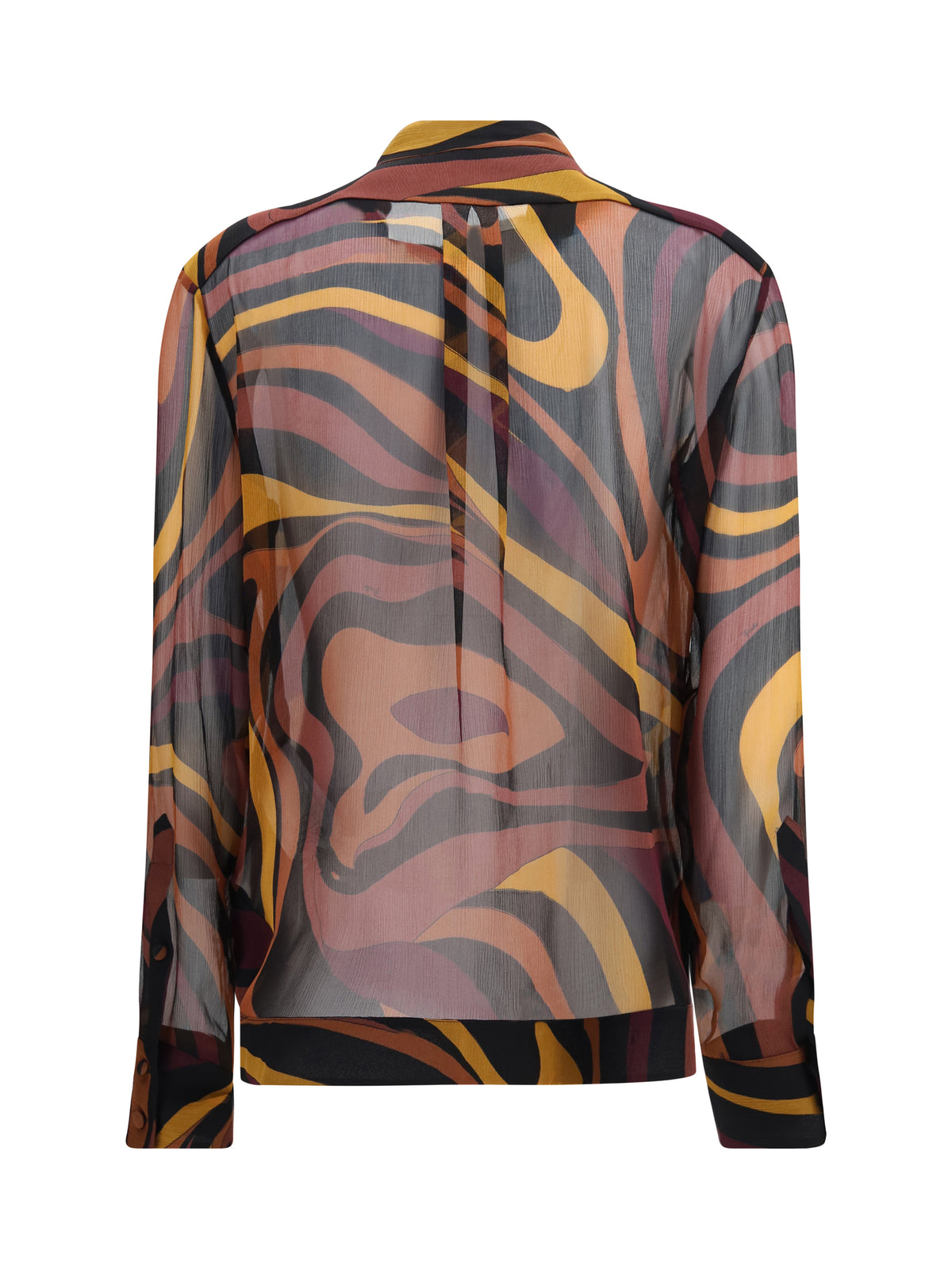 PUCCI Pucci Women Creponne Shirt In Marmo Print