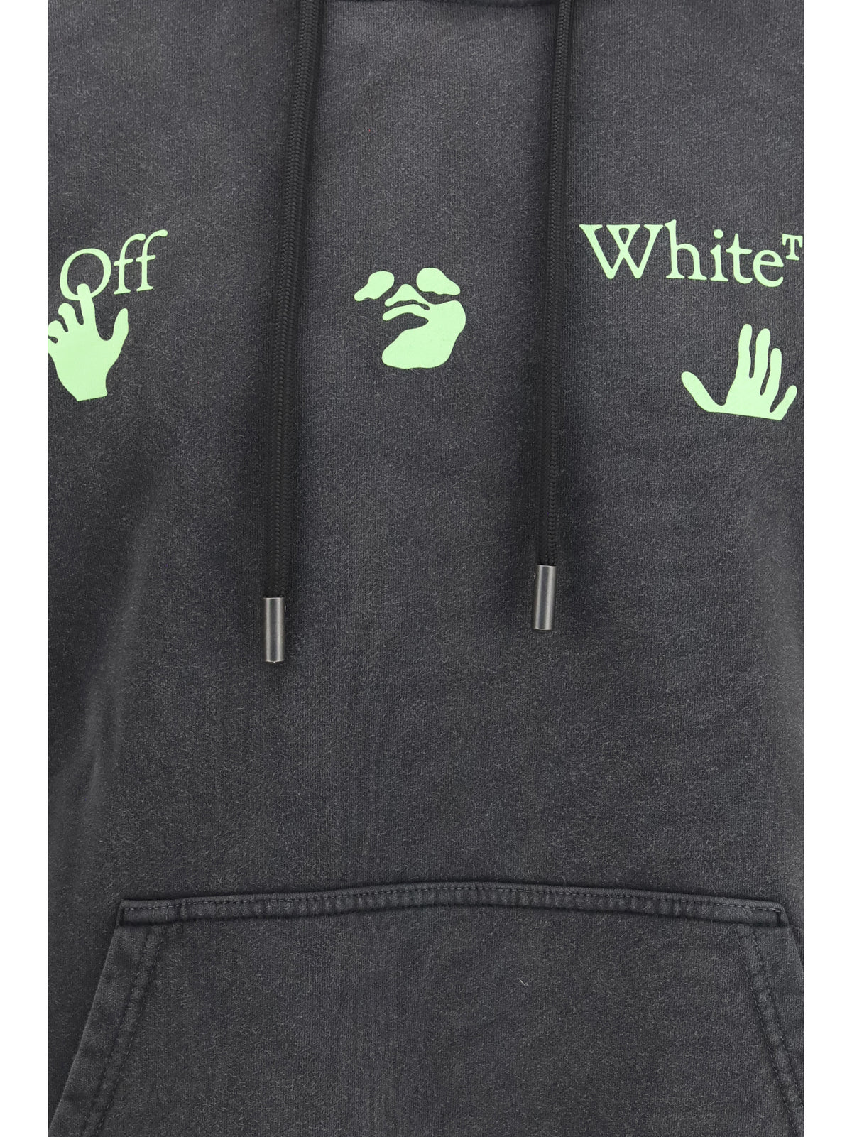 OFF-WHITE Off-White Men Bacco Arrow Skate Hooded Sweatshirt