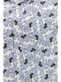 Prada Men Cotton Shirt With Floral Print