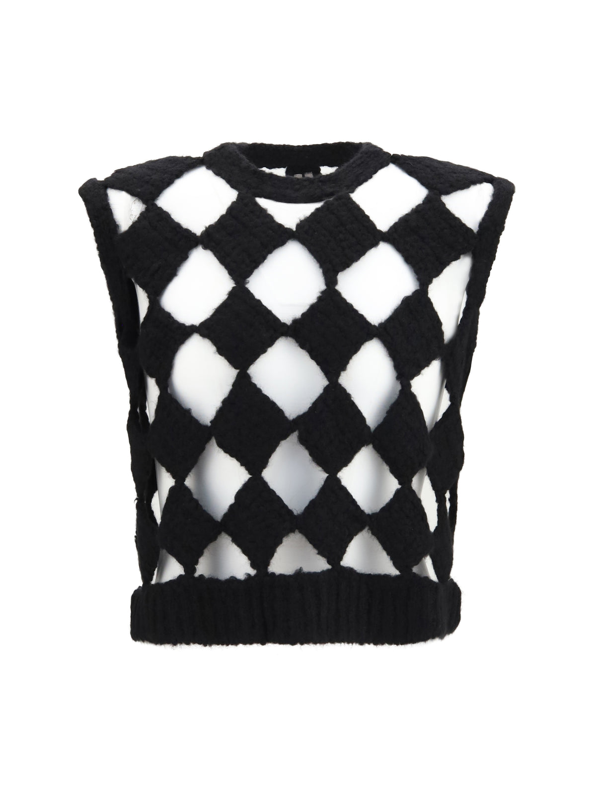 RICK OWENS Rick Owens Men Open Knit Vest