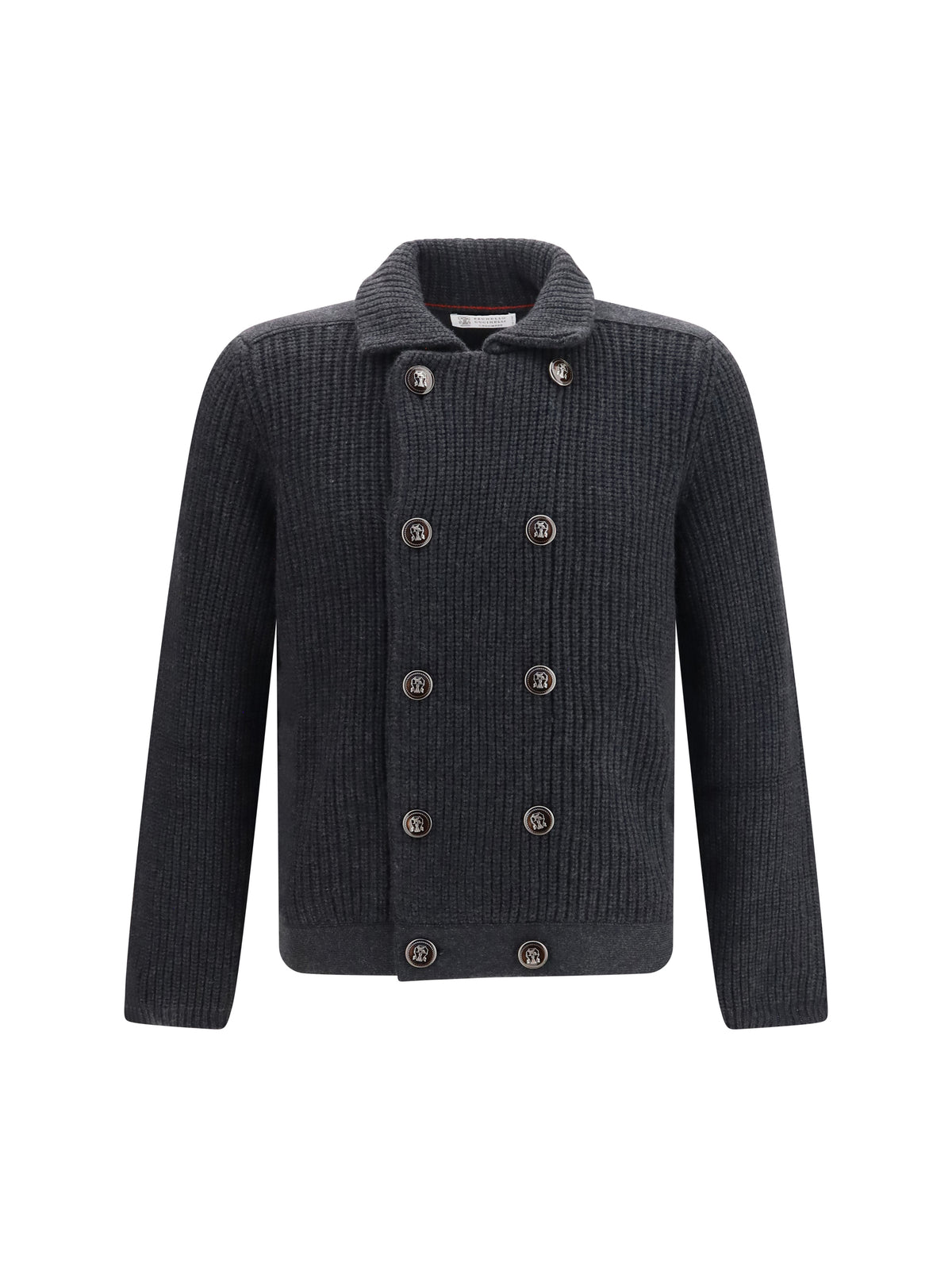 Brunello Cucinelli Men Marina Cardigan In English Rib Cashmere