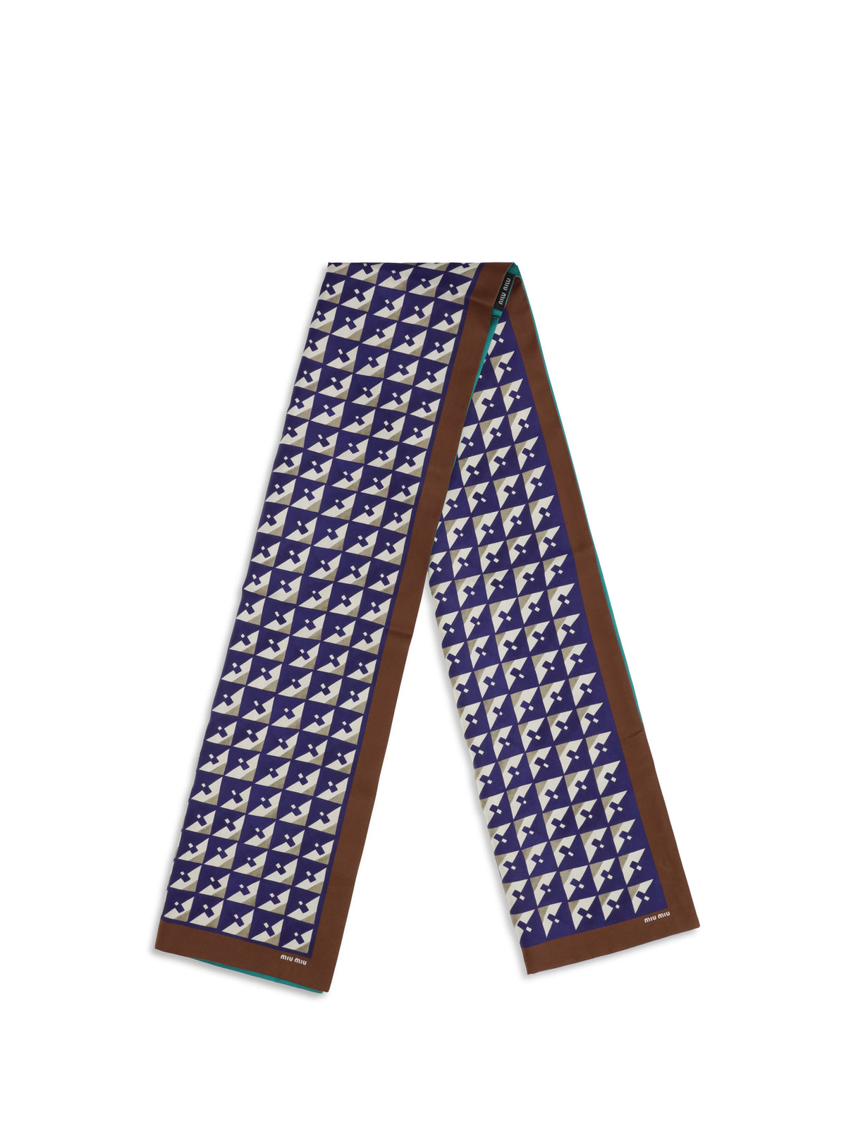 MIU MIU Miu Miu Women Geometric Print Scarf