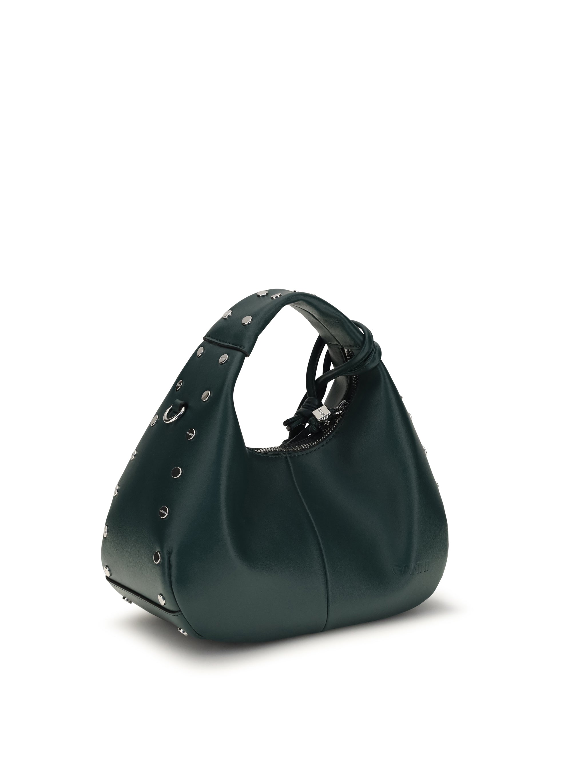 GANNI Ganni Women Mini Studded Hobo Handbag