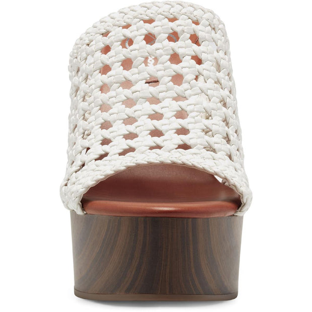 Shelbie 2 Womens Woven Slip On Heels