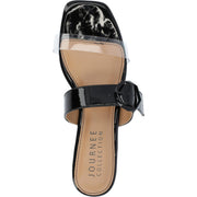 Jeysha Womens Slip On Buckle Slide Sandals