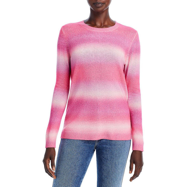 Womens Cashmere Ombre Pullover Sweater