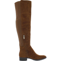 Pam Womens Zipper Ribbed Knit Over-The-Knee Boots