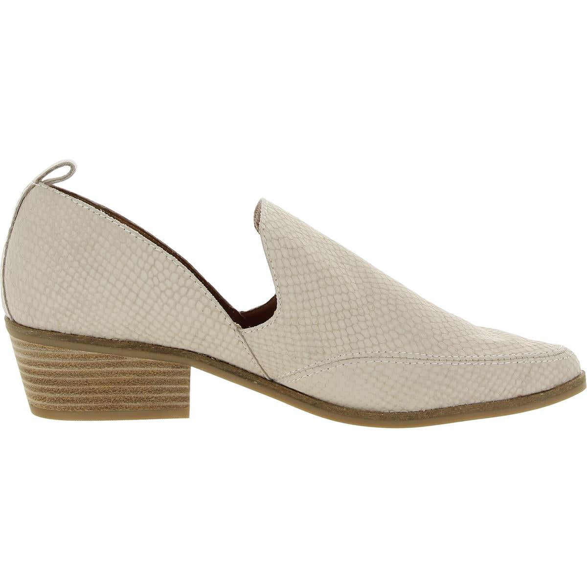 Mahzan Womens Comfort Insole Slip On Loafer Heels