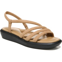 Hobby Womens Strappy Square Toe Wedge Sandals Birchwood