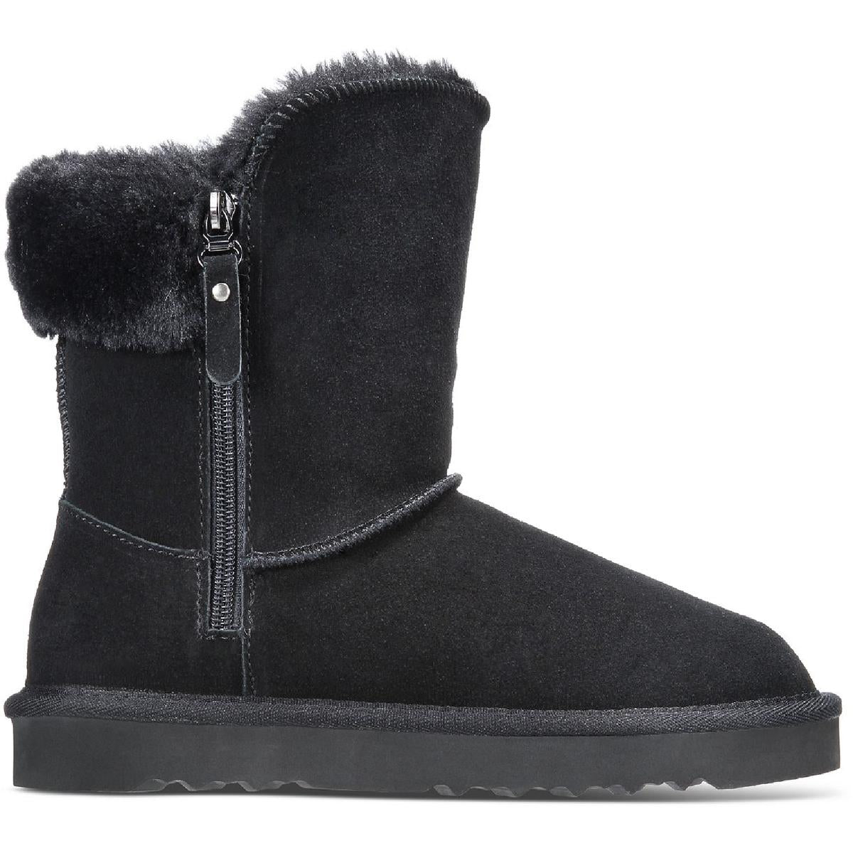 Maevee Womens Faux Fur Lined Ankle Winter & Snow Boots