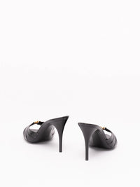 Saint Laurent Women Babylone Mules In Smooth Leather
