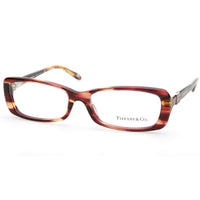 Tiffany & Co. Tiffany & Co. Eyeglasses Rectangle Full Rim, Black Frame and Clear Demo Lenses Lens TF2070-B8001