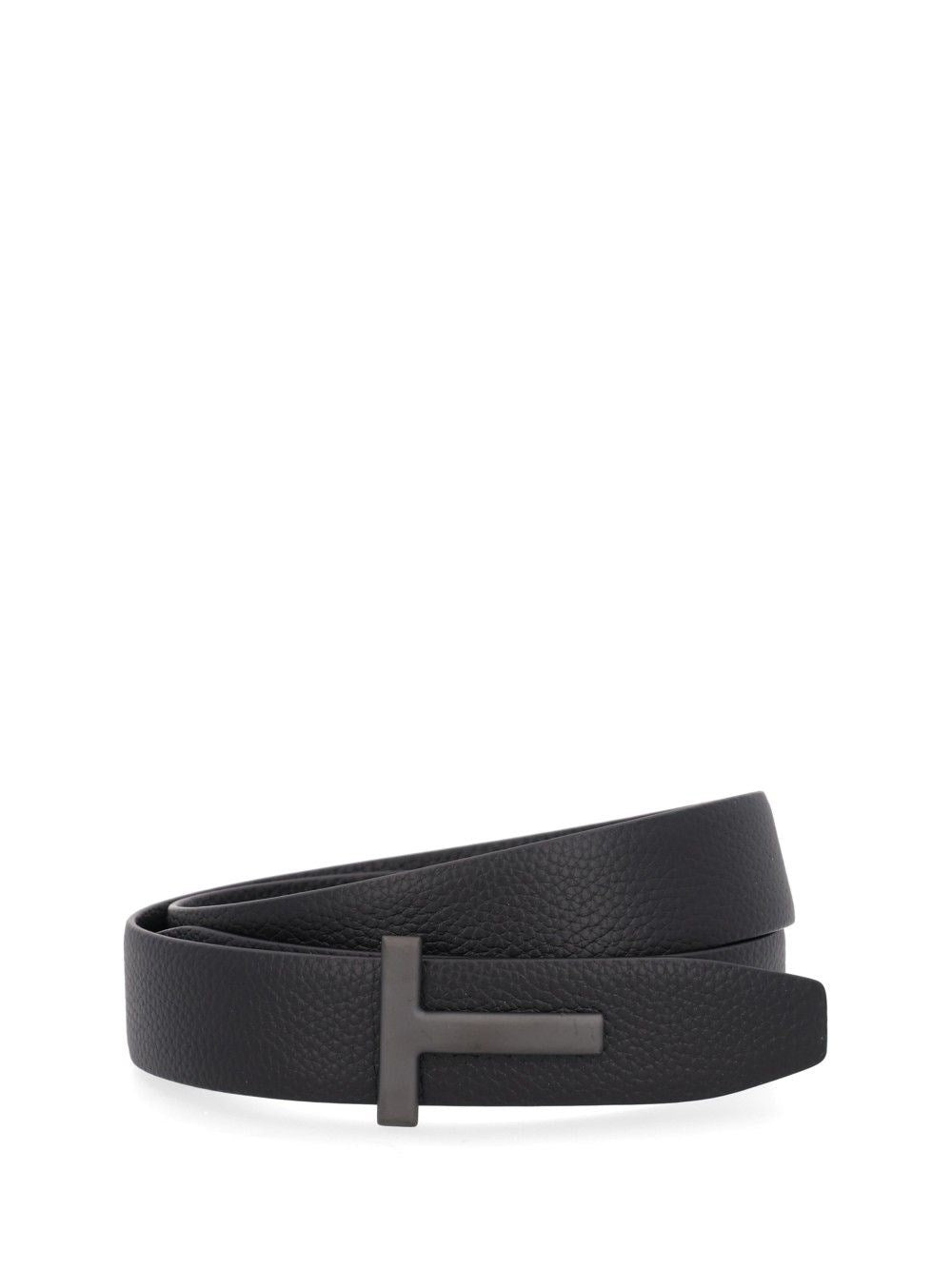 Tom Ford Tom Ford Men Reversible Grained Leather Belt